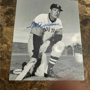 Ted Williams Boston Red Sox autograph photo